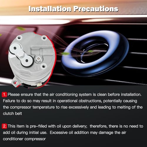 Image of Air Conditioning Compressor for Buick LeSabre Park Avenue Riviera 3.8L | 1996-2005 Replaces AC Compressor for Car 57994 Powerful Cooling Quiet Operation