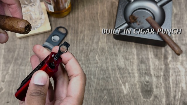Encendedor Visol Tiger Doble Llama Recargable de Gas miniatura 7