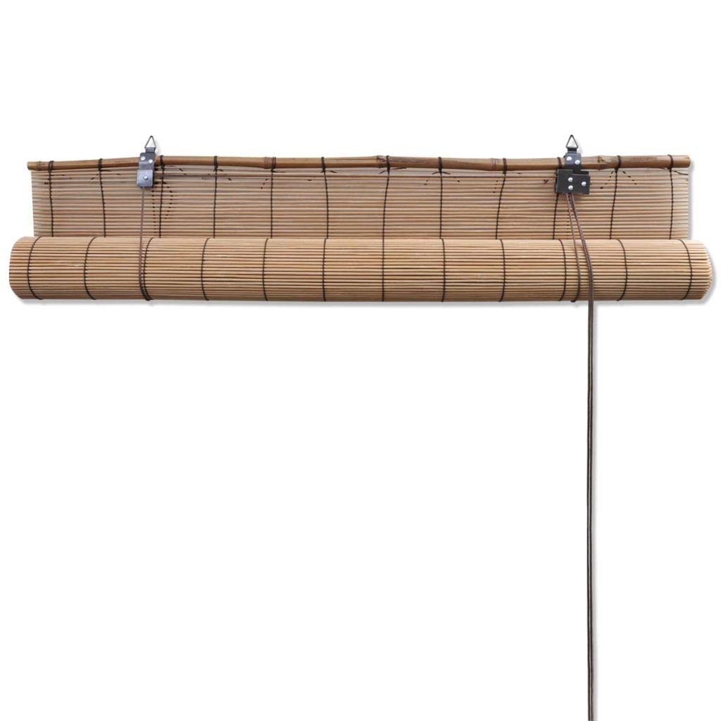 Store Roulant en Bambou 100 x 220 cm Marron