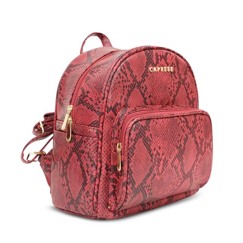 Image of Caprese Draco Casual Backpack, Small | Fashion Backpack for Women with Adjustable Strap & Secure Zip Closure | Spacious, Versatile for Everyday Outings and Travel