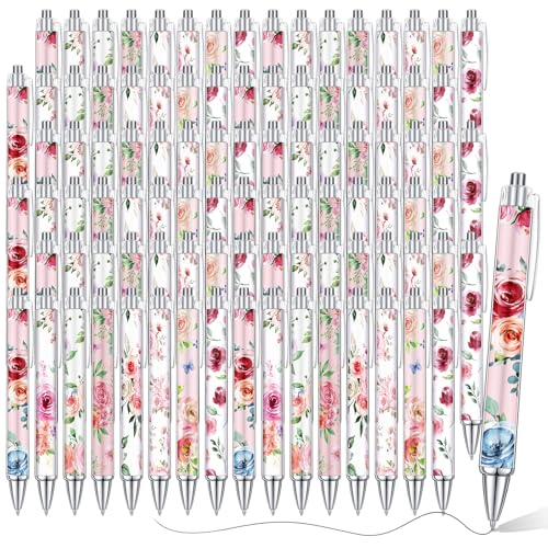 Stylos à bille rétractables à encre noire pour le bureau et l'école