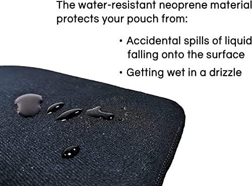 Tainada TALN2ZP Men Women Phone Neoprene Shockproof Zippered Sleeve Case Bag Pouch With Carabiner, Neck Lanyard, Belt Loop Holster thumb #5