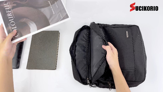 Borsello Uomo Tracolla Impermeabile - Borsa Piccola Multitasche Con Toppa Adesiva | Elegante E Pratico - Foto 14