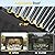 10' x 12' Louvered Pergola, Metal Outdoor Pergola with Adjustable Louvered Roof, Curtains & Netting, Patio Hardtop Gazebo with Gutter System for Deck, Garden, Yard, Dark Gray