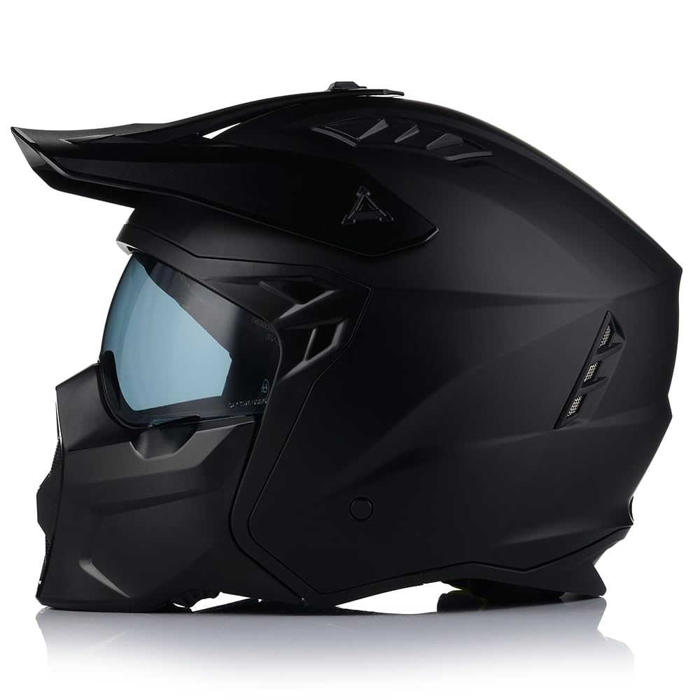 Vito Jet Predator kask czarny matowy