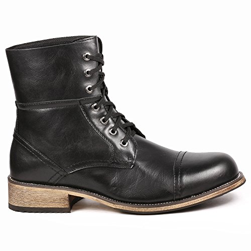 Metrocharm MC001 Men's Lace Up Cap Toe Formal Dress Casual Fashion Boots2