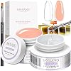 Saviland Builder Nail Gel-2st * 30g Nagelverlengingskit LED/U V Gel Naakt Clear Hard Gel Nail Art manicure Set met…