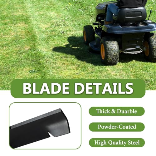 image for BCQNXX 038-6050-00 High Lift Mower Blades Set for Bad Boy Exmark Grave