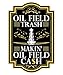 Kakembo Oilfield Hard Hat & Tool Box Vinyl Stickers – Stickers for Adults – Badass Oilfield Stickers Including, Drill Rig, Roughneck, FRAC, Oil Field Trash, Oil Rig and Rig Life
