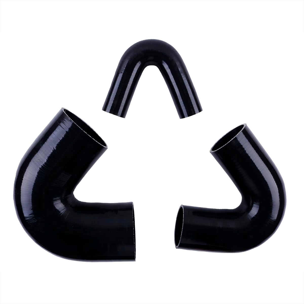 135 Degree ID 4"(102mm) Elbow Silicone Hose Intake Intercooler Coupler 4 inch Pipe,Length 102mm One Leg,4-Ply Thickness 5.4 mm