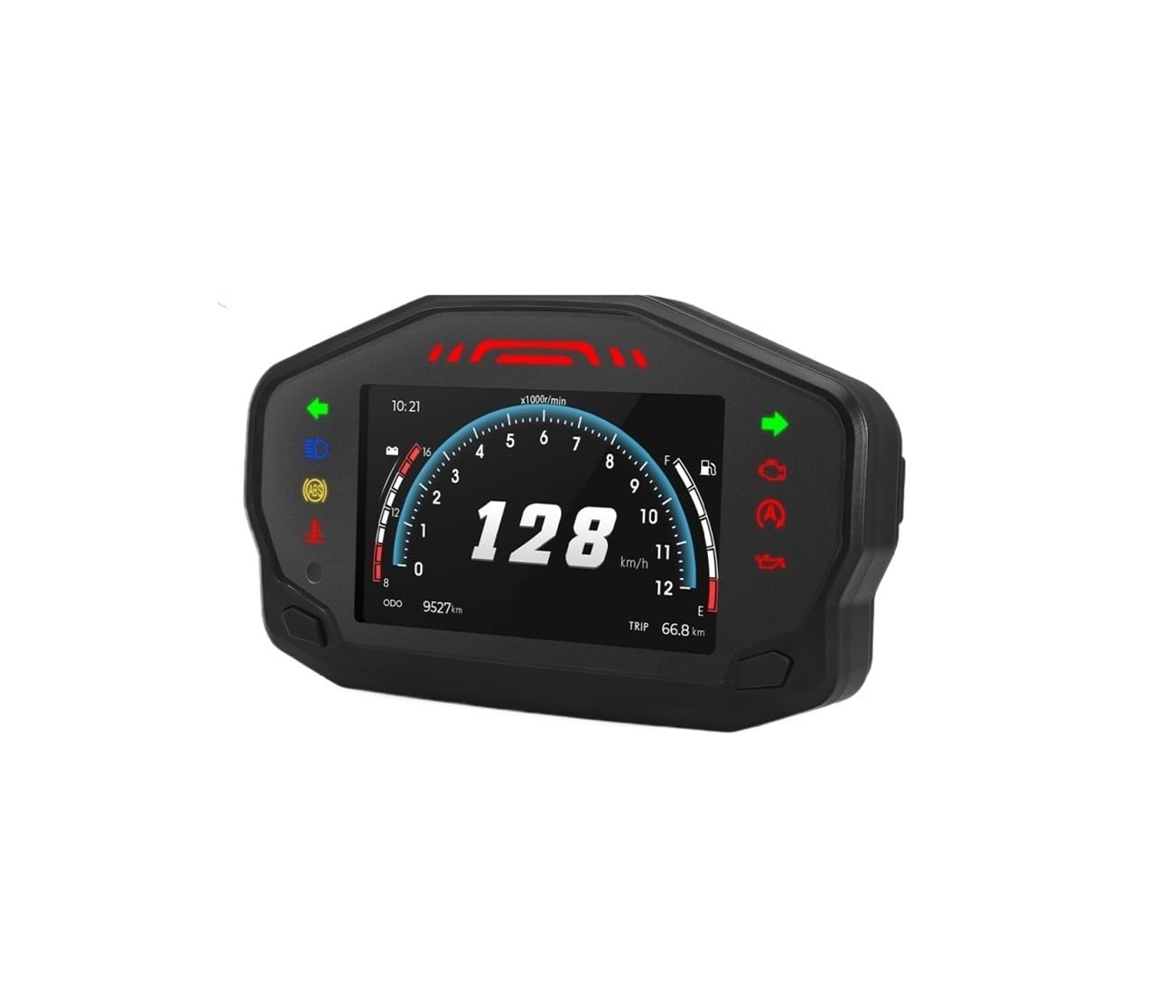 Moto Contachilometri Contachilometri Universale Per Moto Contachilometri Digitale Pannello Strumenti Motore Con Cruscotto Livello Olio Chilometraggio Per 2/4 Cilindri