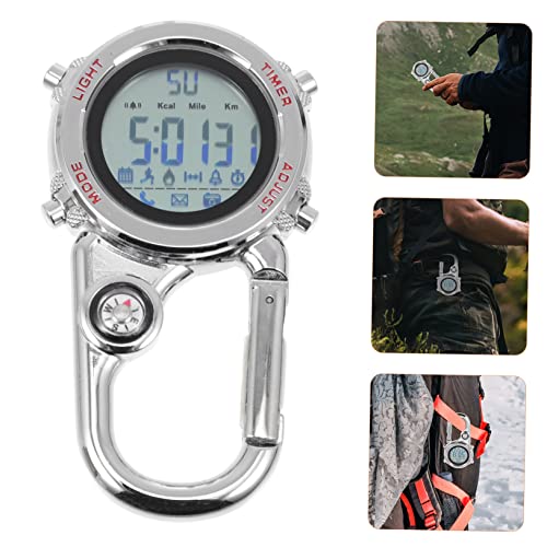 Reloj de montaña con diseño simple de acero inoxidable fácil de leer 6