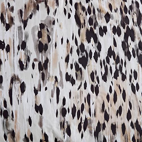 Kenneth Cole - King Comforter Set, Crisp & Cool Reversible Cotton Bedding with Matching Pillowcases, 3 Piece Bed Set (Abstract Leopard Brown) by Kenneth Cole - Image 7