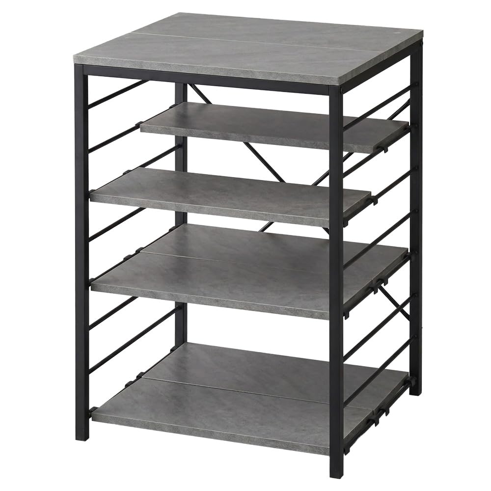 Amazon.co.jp: リコメン堂 1ドア冷蔵庫 ラック 幅52cm 6段 VOID STACK