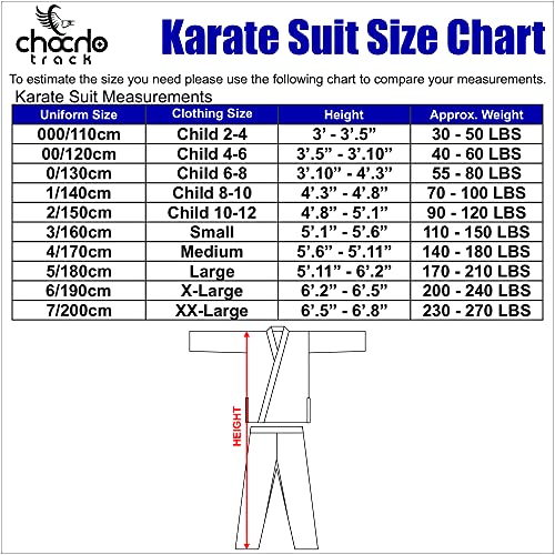 Chocho Track Karate Suit Gi Adult Student Aikido Martial Arts Free Belt Kids 110Cm To 200Cm (00/120Cm, Black) #TOP3