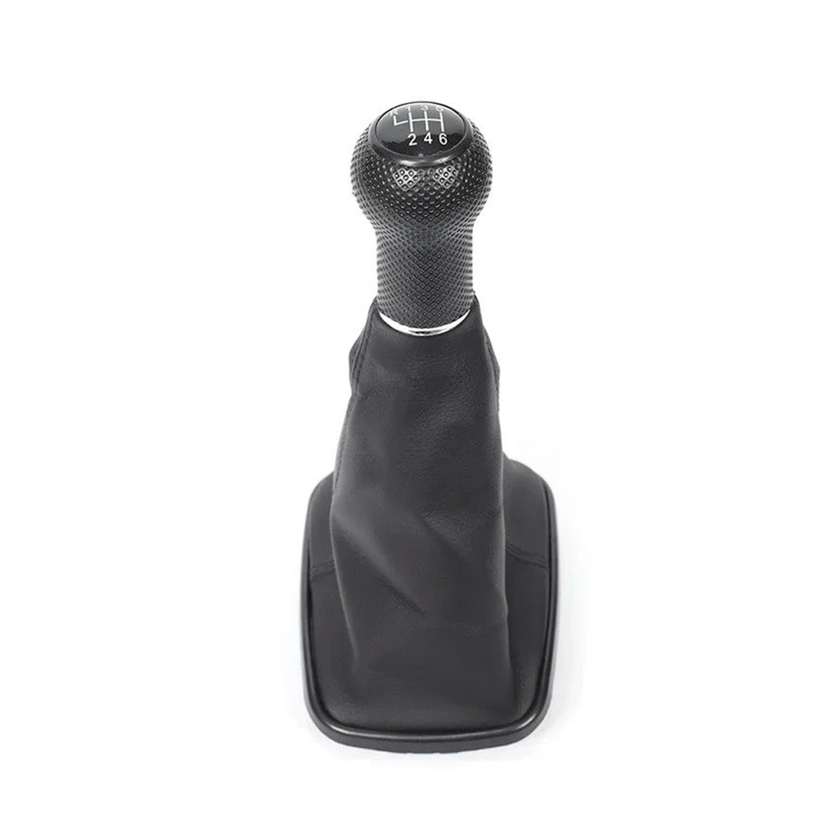 Vavgkdkpzb Black 6-Speed Shifter Lever Handle For Vw Mk4 For Jetta For Bora 1999-2004 5 6 Speed Gear Shift Knob Lever Shifter Gaitor Boot(Black 6-Speed)