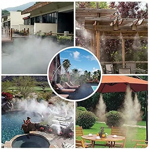 Miniatura 5 de Landgarden Sistema de enfriamiento de nebulización al aire libre,Línea de nebulización,Boquillas de niebla de latón para invernadero de jardín de