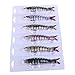 Isafish Swimbaits for Bass Crankbait Bionic Multi Jointed 8 Segment Pike Fishing Lures Minnow Hard Bait 5.35 Inch 0.66 Ounce