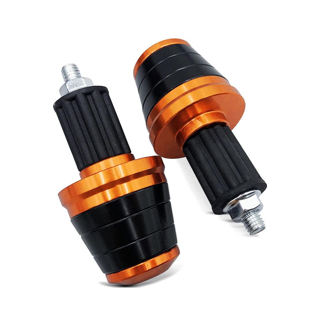 Embouts/Masse de Guidon Tourtecs LE2 Compatible avec Moto Guidon Universel Orange