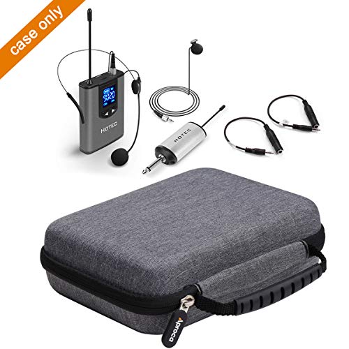 Aproca Hard Travel Storage Carrying Case For Hotec Uhf Wireless Headset Microphone #TOP3