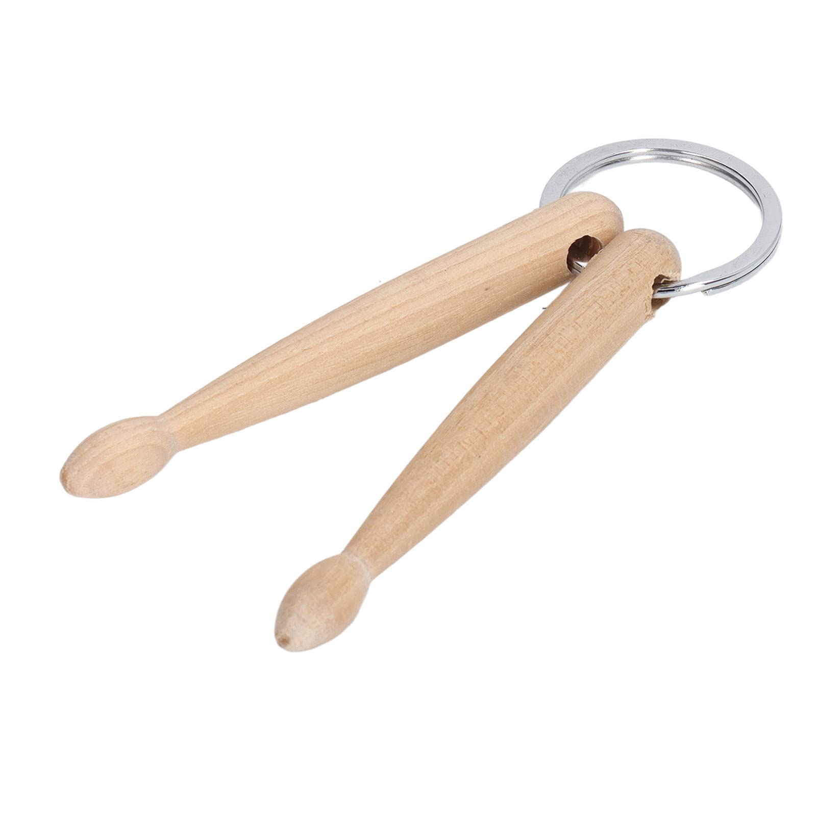 Eujgoov Trommelstock-Schlüsselanhänger aus Holz, Trommelstock-Schlüsselanhänger Zum Aufhängen von Taschen, Dekoration für Schlagzeuger