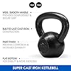 Yes4All Kettlebell Sets, Pair 10 & 15 LB Cast Iron Strength Training Kettlebells, Wide Handles & Flat Bottom for Push Ups, Swings, Squats & Full Body Workout at Home or Gym #1