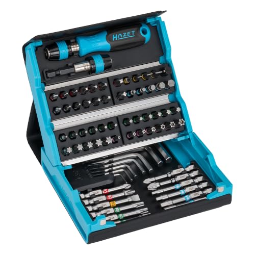 HAZET SmartCase Bit-Satz 2200SC-1, 1/4 Zoll (6,3 mm) Sechskant...