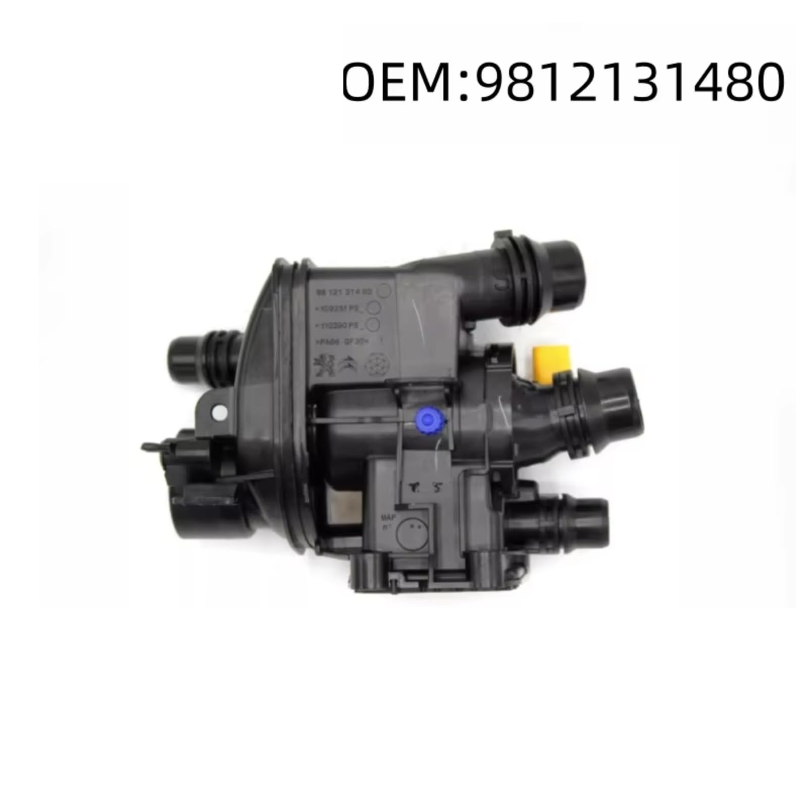 Ensemble De Boîtier Thermostat Liquide Refroidissement Voiture Compatible Avec Citroen C3 C4 1.2T OEM 981-2131-480 Boîtier Thermostat Voiture Accessoires Voiture boîtier thermostat Voiture