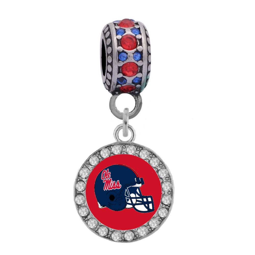 Final Touch GiftsUniversity of Mississippi "Ole Miss" Crystal Charm