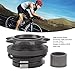 MUNEFE Single Speed Bike Freewheel, Steel Bike Road Freewheel, Single Speed Folding Flywheel for Improved Smoothness and Overall Performance