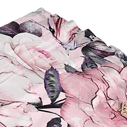 Rideau de douche textile imperméable pour éviter les éclaboussures au sol - 3