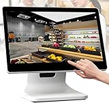 ➤ [ÉCRAN TACTILE FLEXIBLE] Le terminal de caisse i3 POS est doté d'un écran LCD de 15,6 pouces, d'une technologie tactile haute définition (HD) et d'une résolution standard de 1366 x 768 pixels. La technologie tactile capacitive multipoint offre un excellent affichage des couleurs, des images fidèles et un confort d'utilisation optimal.