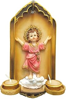 8 Inch Divine Child Pendant with Candles Nino Jesus Decoration