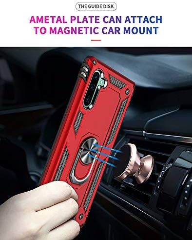 for Samsung Galaxy Note 10 Case, for Samsung Note 10 Dual Layer Protective Heavy Duty Armor Rugged [Military-Grade] Protective，Magnetic Kickstand Car Holder Phone Case Black - Image 5