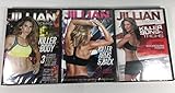 Jillian Michaels 3 Pack DVD set Killer Buns And Thighs, Killer Arms And Back, Killer Body