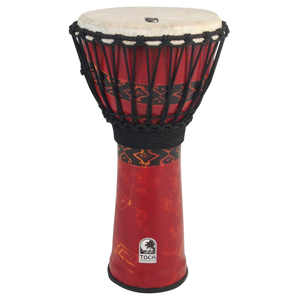 Toca Synergy Freestyle Djembe Red 12 Inches