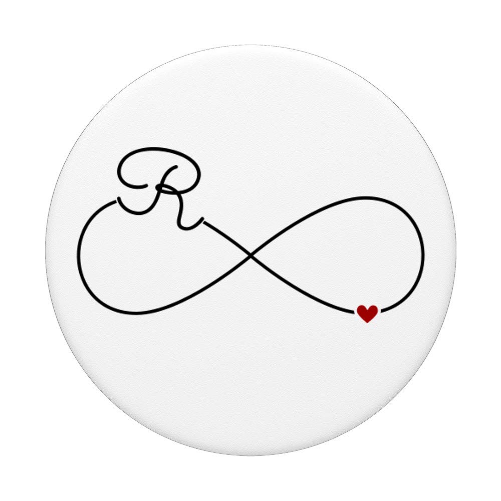 Black And White Heart & Love PopSockets Swappable