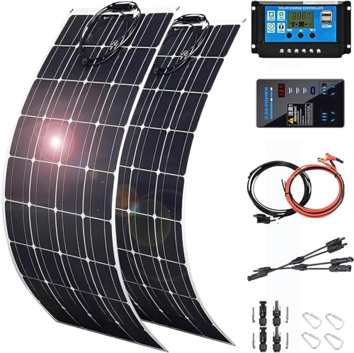 800 Watt Flexible Solar Panel for RV, 2 × 400