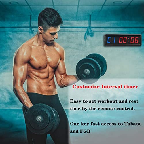 Cronómetro digital para entrenamiento con control remoto miniatura 4