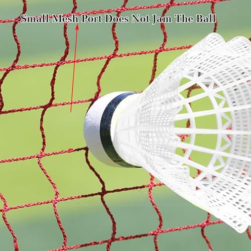 Rete portatile da badminton da tennis, pieghevole, per interni ed esterni, con zaino, perfetta per allenamento atletico e giochi ricreativi
