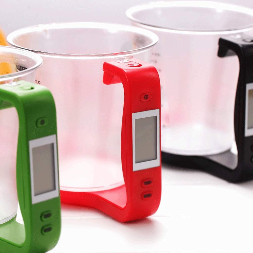 Elektroniczna miarka o dużej pojemności Waga kuchenna Cyfrowa miarka zlewkowa z wyświetlaczem LCD (kolor: A)