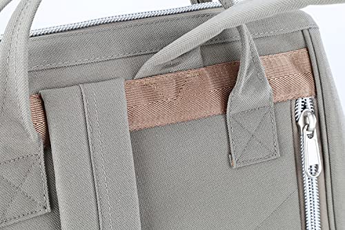 Himawari Large Travel Backpack With Laptop Compartment 17 Inch Roomy School Doctor Bag For College Student Women （1882-Grey）-Not Include Usb Port #TOP7