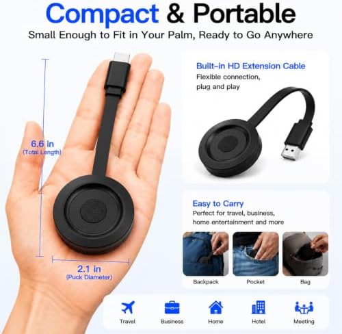 Wireless Display Adapter iOS ONLY Screen Mirroring Dongle for iPhone iPad — view 6