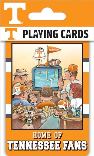 Image of Masterpieces Adult Playing Cards - Tennessee Volunteers Fan Deck, 54 Card Poker Size