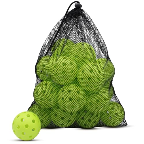 Magicorange Pickleball Balls, 20 Pack USAPA Approved 40 Holes Outdoor Pickleballs, High Elasticity &...