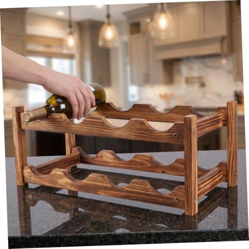 Soporte para Botellas de Vino de Madera Doble Capa miniatura 6