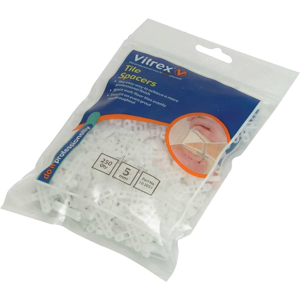 Vitrex 102051 Floor Tile Spacers 5Mm (Pack 250)