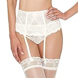 Aubade Damen Garter Belt AUBADE A L'AMOUR NACRE L