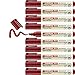 Produktbild edding 22 Permanentmarker - rot - 10 Stifte - Keil-Spitze 1-5 mm - schnell trocknender Permanent Marker - wasserfest, wischfest - für Karton, Kunststoff, Holz, Metall - Universalmarker