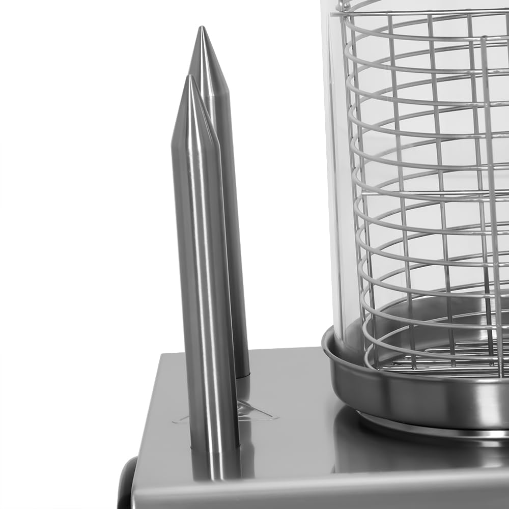 Hakka Machine à Hot-Dogs Professionnelle avec 2 Fentes Pour Toast, Cuiseur Vapeur électrique Pour Hot-Dogs et Chauffe-Pains, Pour Saucisses et Gressins, 220V/550W